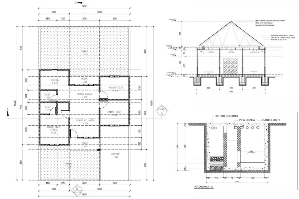 rumah type 54 a001 5